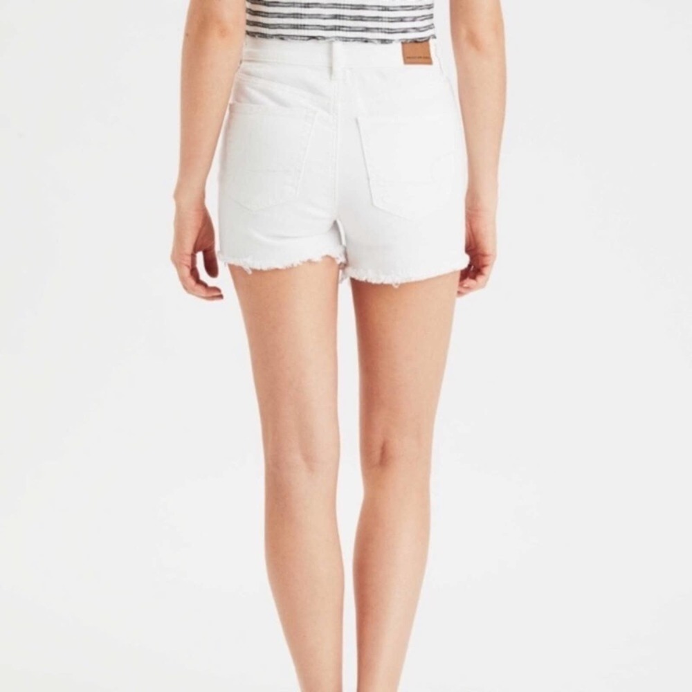 American Eagle Midi High Waisted Mom Shorts Size 2